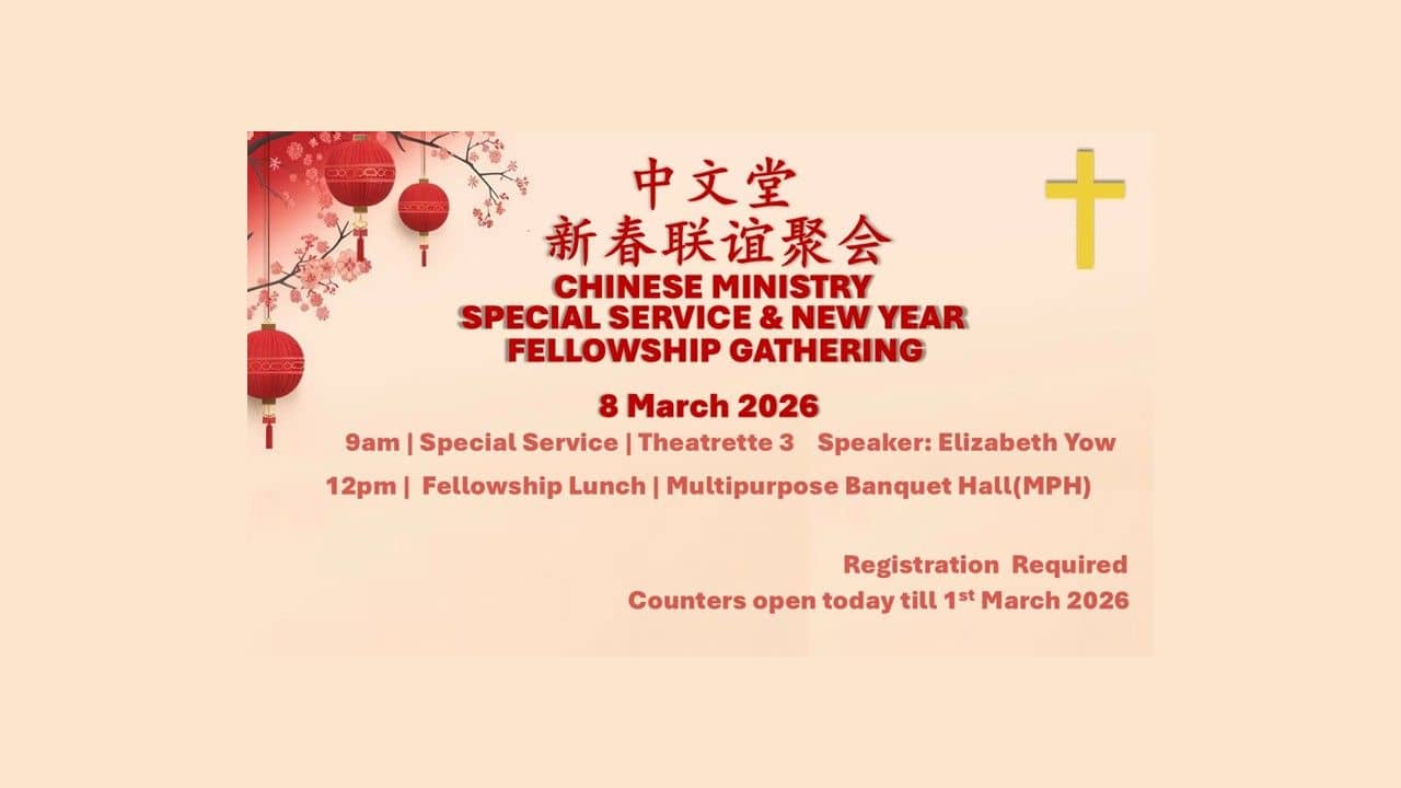 Chinese Ministry Special Service & New Year Gathering |9am