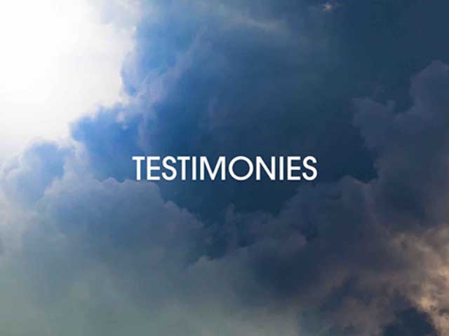 TESTIMONIES