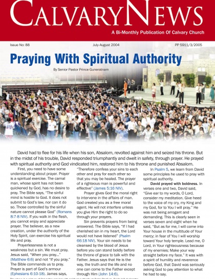 Praying with Spiritual Authority